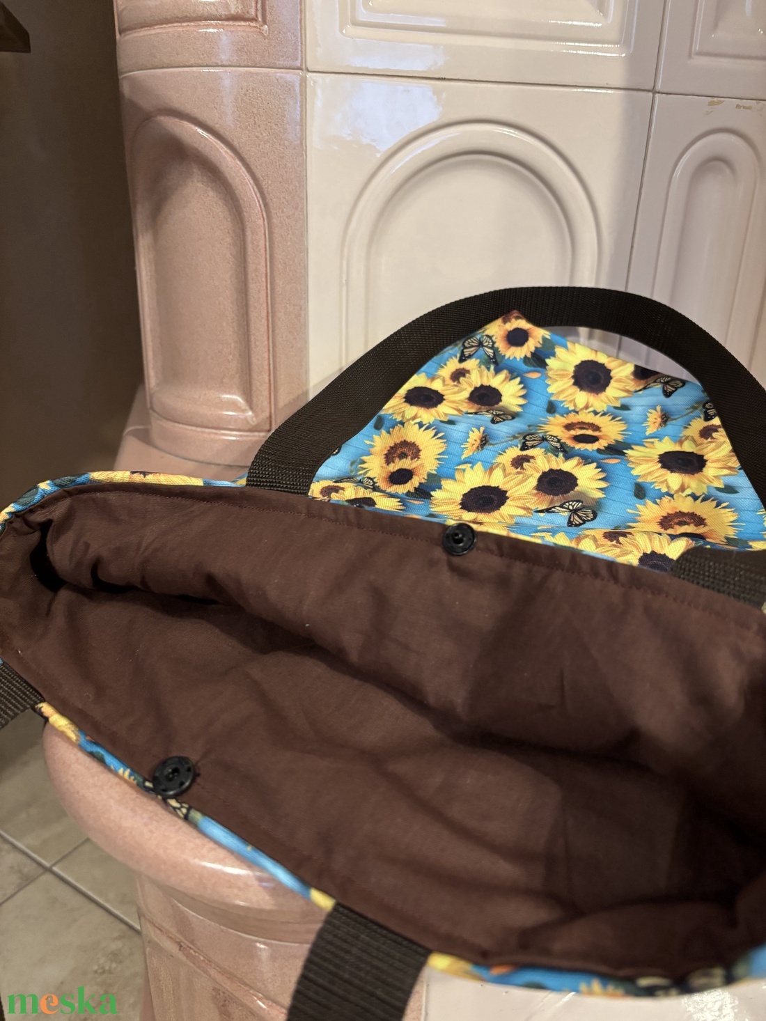 Bevásárló táska, erős vászonból - táska & tok - bevásárlás & shopper táska - shopper, textiltáska, szatyor - Meska.hu