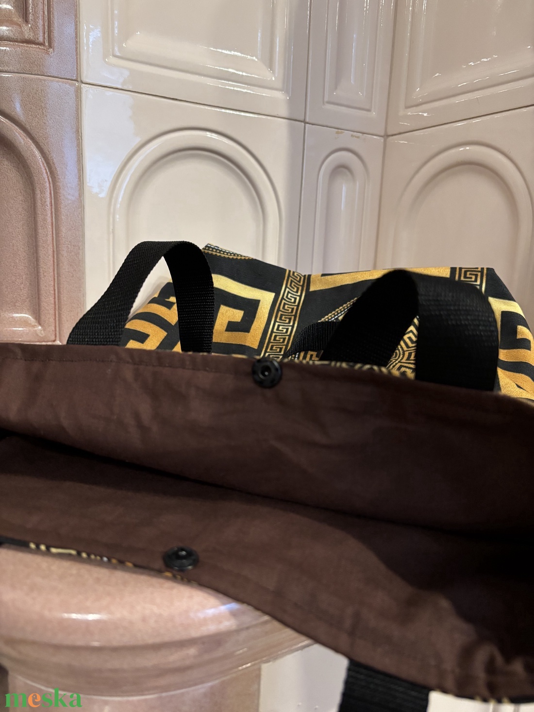 Bevásárló táska, erős vászonból - táska & tok - bevásárlás & shopper táska - shopper, textiltáska, szatyor - Meska.hu