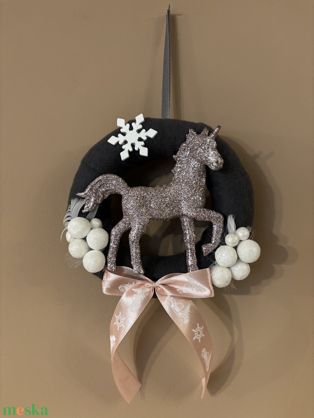 Karácsonyi Ajtódísz - karácsony - adventi díszek - adventi ajtódísz - Meska.hu