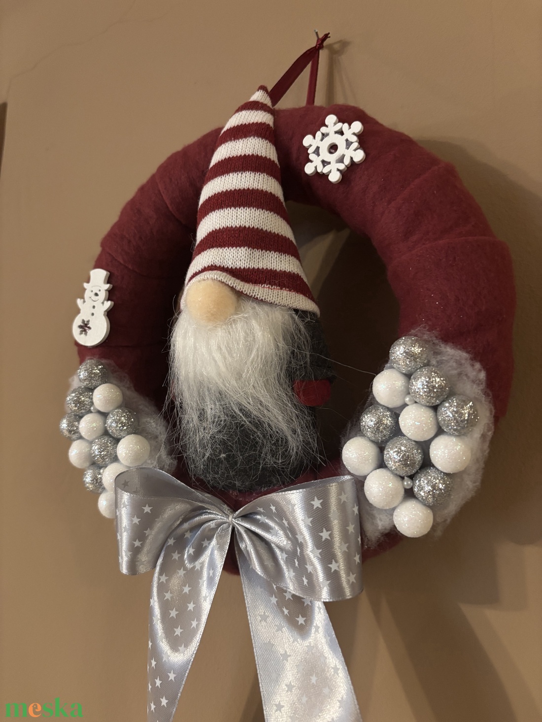 Karácsonyi ajtódísz - karácsony - adventi díszek - adventi ajtódísz - Meska.hu