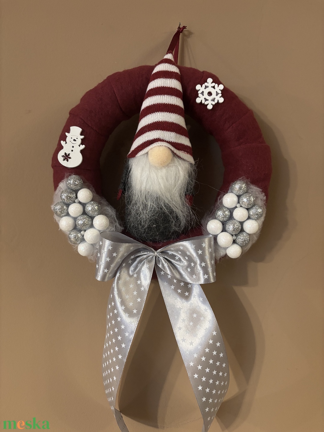 Karácsonyi ajtódísz - karácsony - adventi díszek - adventi ajtódísz - Meska.hu