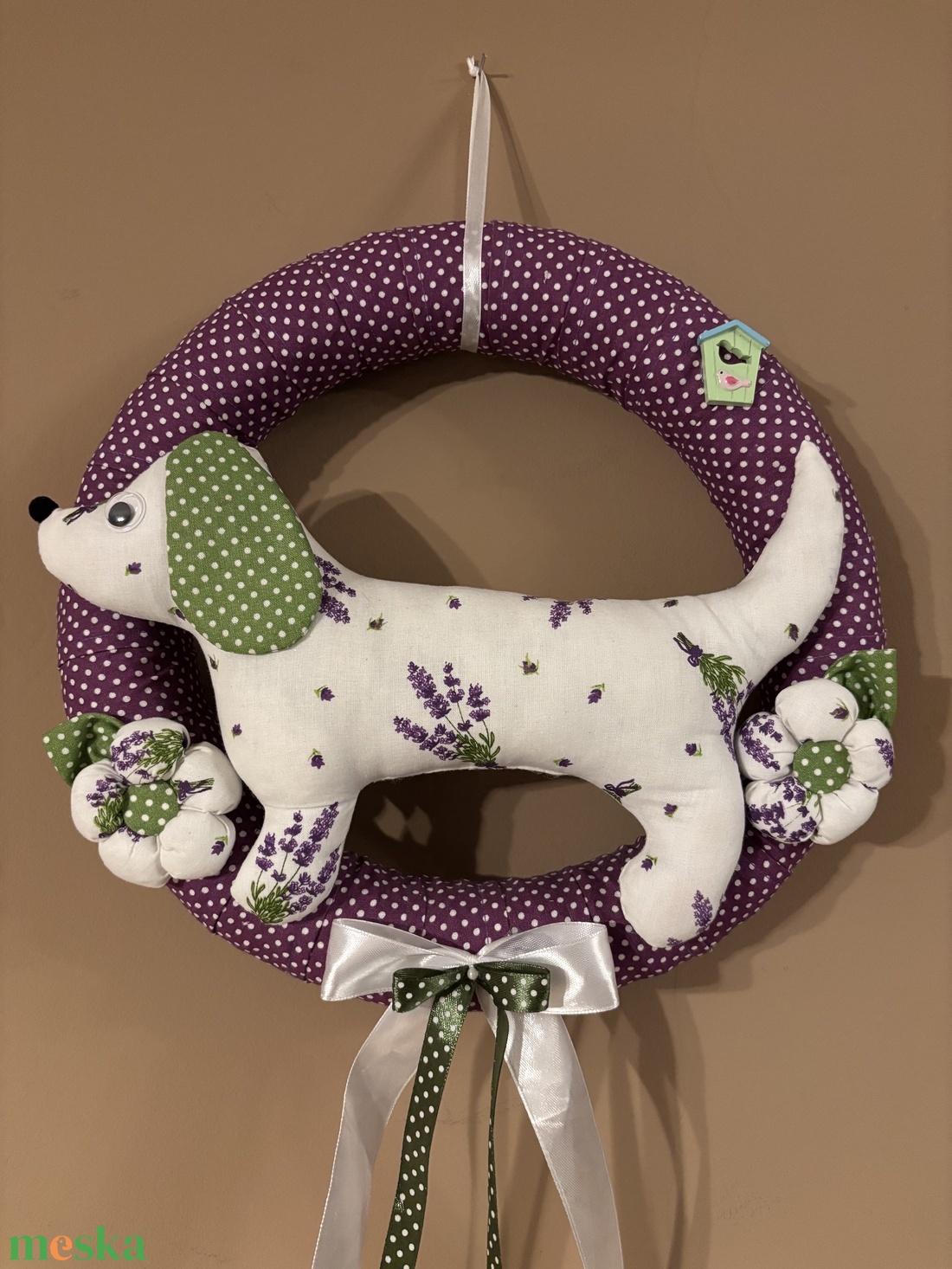 Tacsis Koszorú - otthon & életmód - dekoráció - ajtó- és ablak dekoráció - ajtódísz & kopogtató - Meska.hu