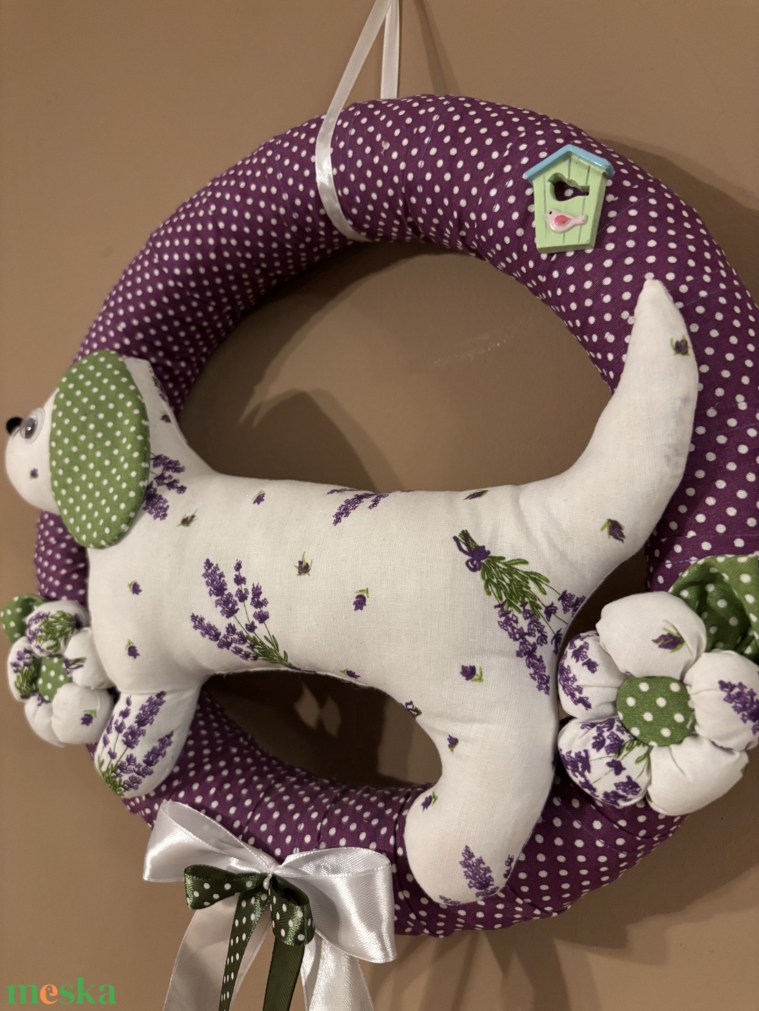 Tacsis Koszorú - otthon & életmód - dekoráció - ajtó- és ablak dekoráció - ajtódísz & kopogtató - Meska.hu