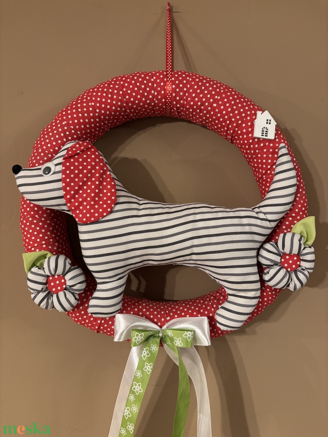 Tacsis Koszorú - otthon & életmód - dekoráció - ajtó- és ablak dekoráció - ajtódísz & kopogtató - Meska.hu