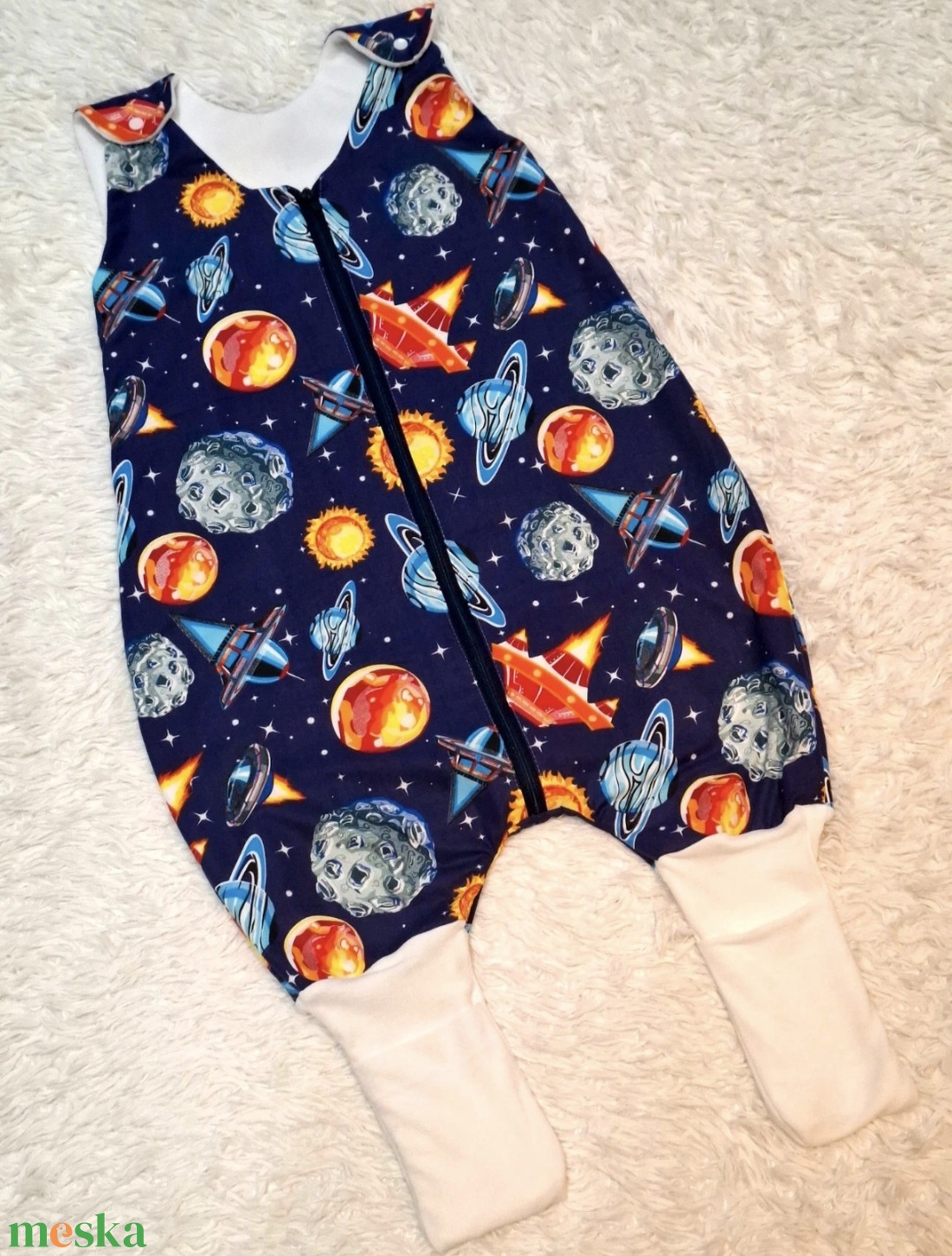 Űrhajós Kamáslis tipegő hálózsák. - baba - mama - babaruházat - tipegőhálózsák - Meska.hu