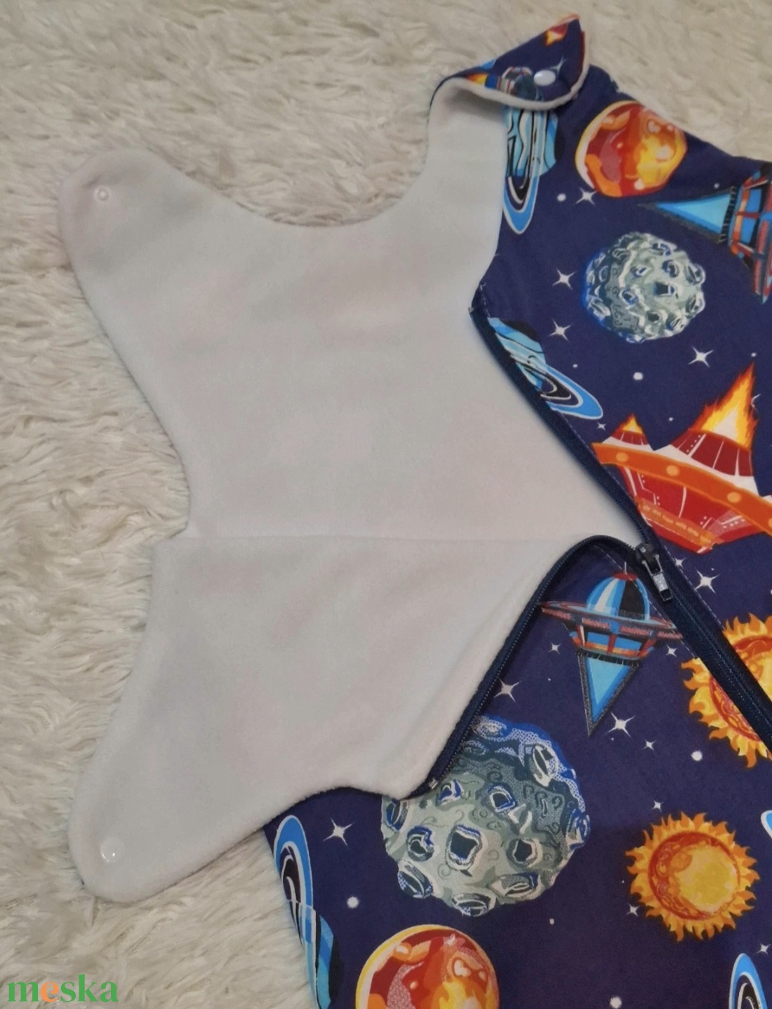 Űrhajós Kamáslis tipegő hálózsák. - baba - mama - babaruházat - tipegőhálózsák - Meska.hu