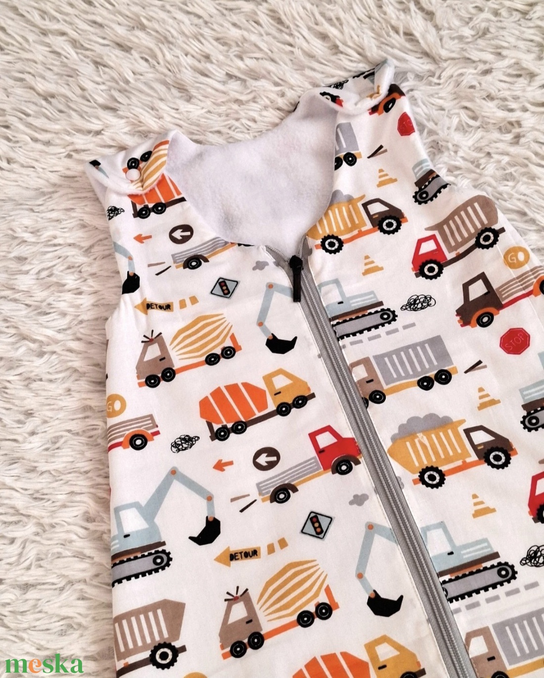 Járműves Kamáslis Tipegő Hálózsák - baba - mama - babaruházat - tipegőhálózsák - Meska.hu