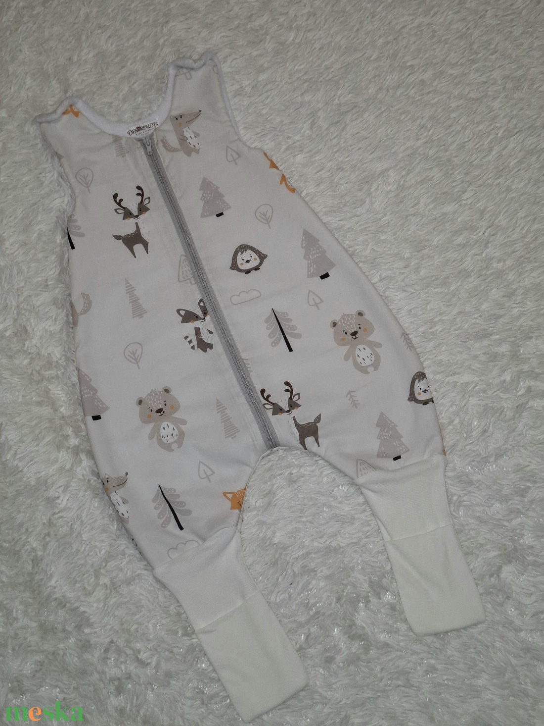 Erdő lakók kamáslis Tipegő Hálózsák (2-2,5tog) - baba - mama - babaruházat - tipegőhálózsák - Meska.hu