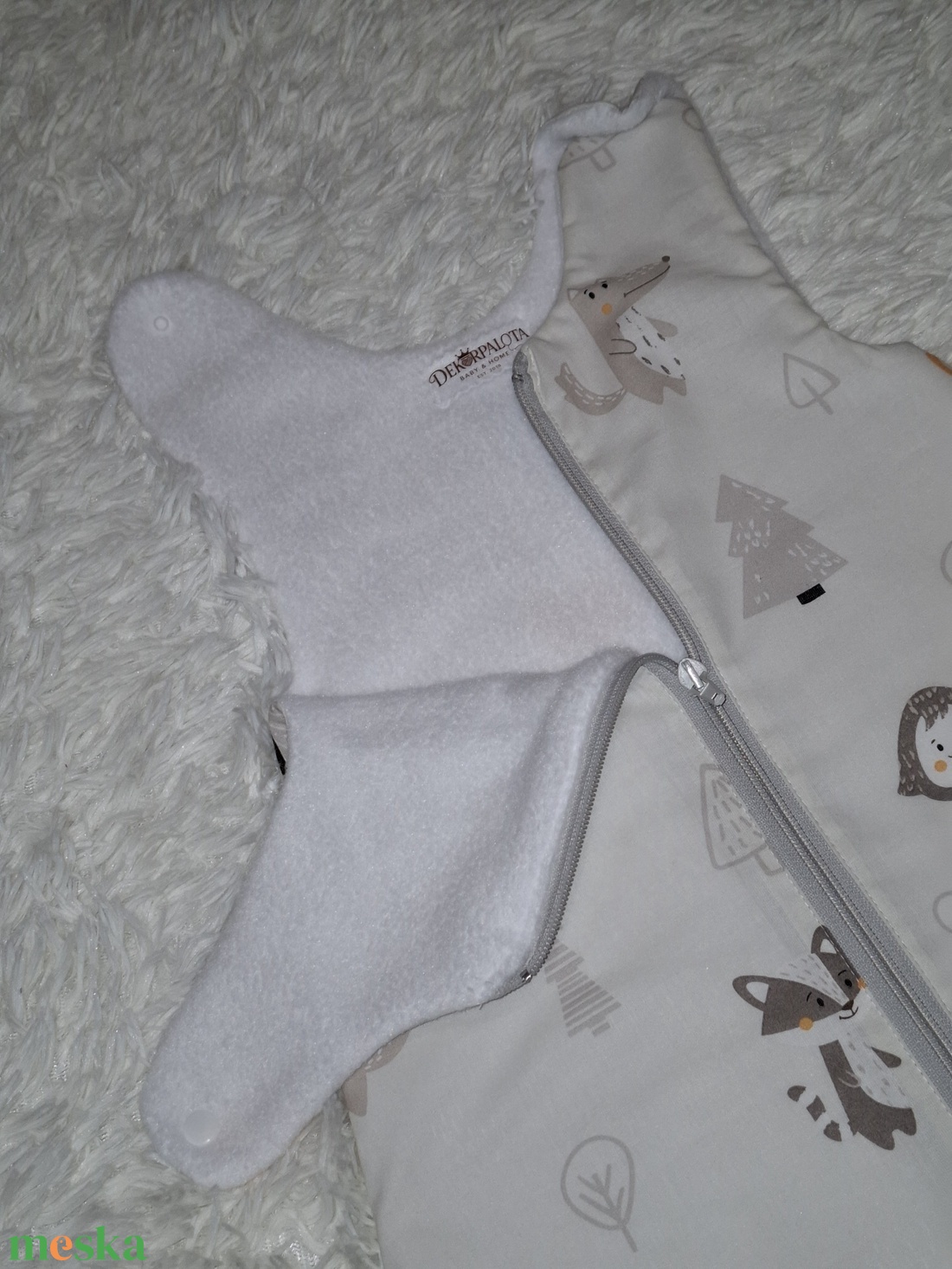 Erdő lakók kamáslis Tipegő Hálózsák (2-2,5tog) - baba - mama - babaruházat - tipegőhálózsák - Meska.hu