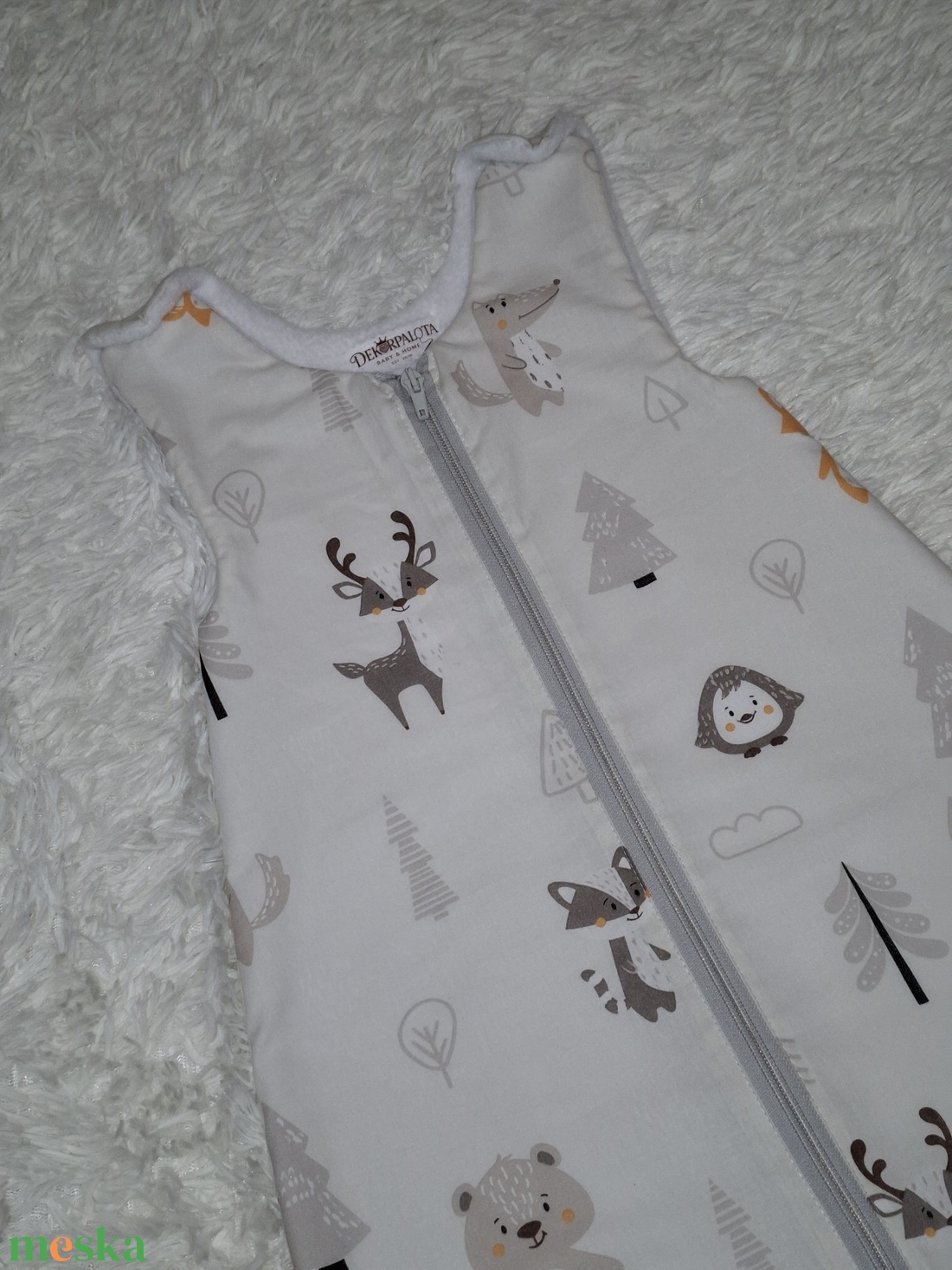 Erdő lakók kamáslis Tipegő Hálózsák (2-2,5tog) - baba - mama - babaruházat - tipegőhálózsák - Meska.hu