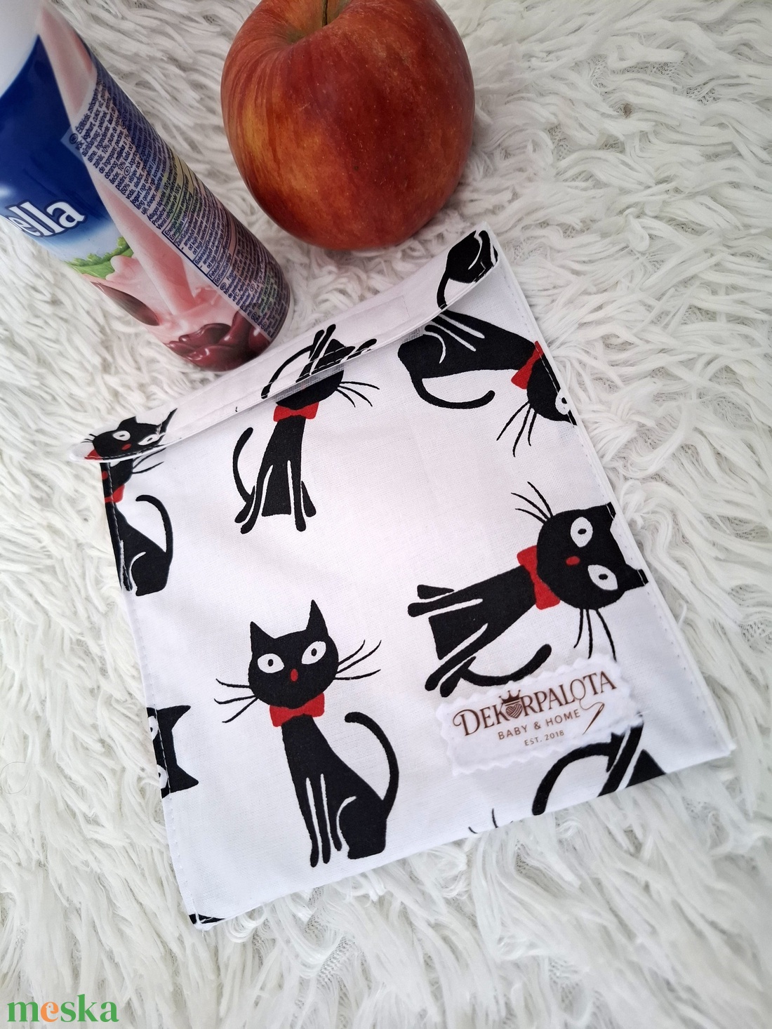 Cicás Szendvics/nasi tasak - táska & tok - uzsonna- & ebéd tartó - szendvics csomagoló - Meska.hu