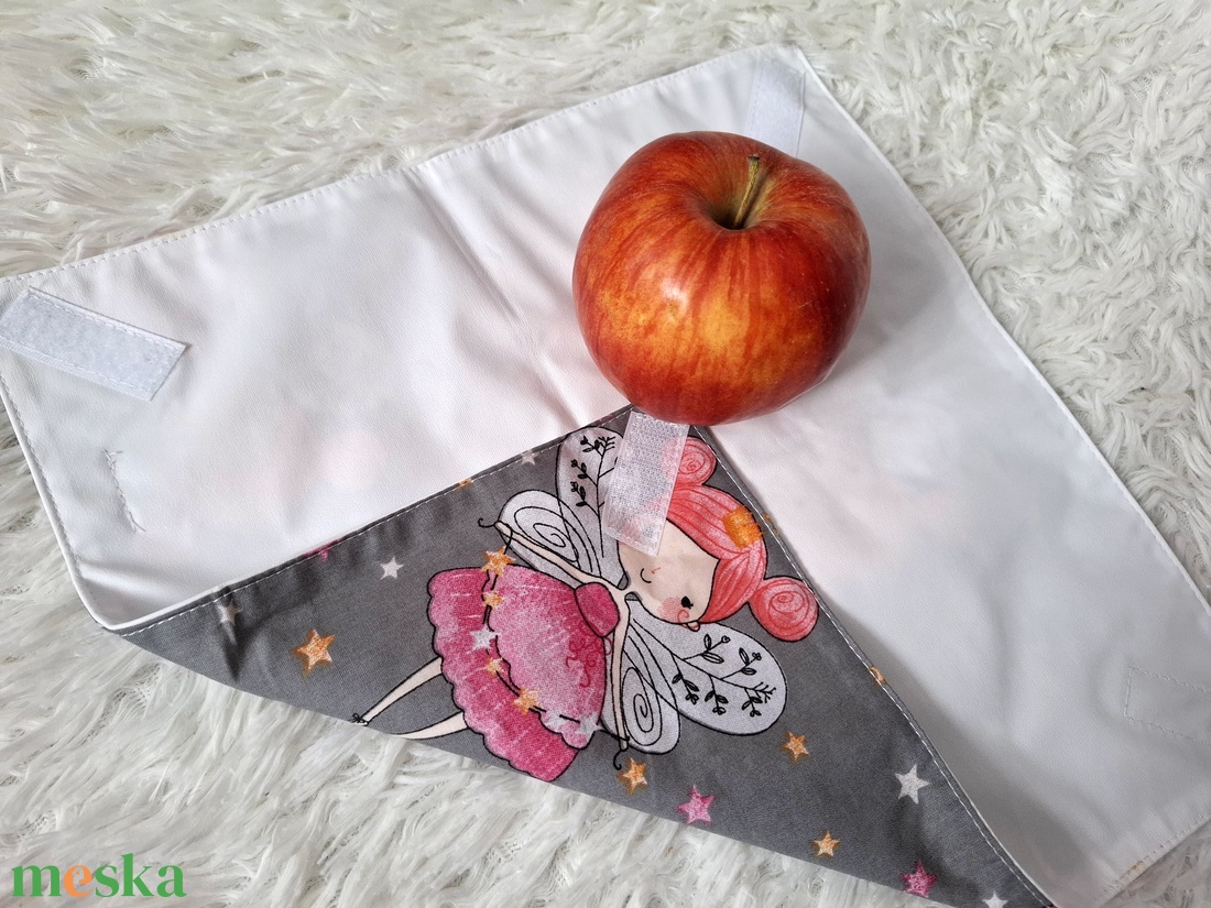 Tündérlányos újraszalvéta  - táska & tok - uzsonna- & ebéd tartó - szendvics csomagoló - Meska.hu