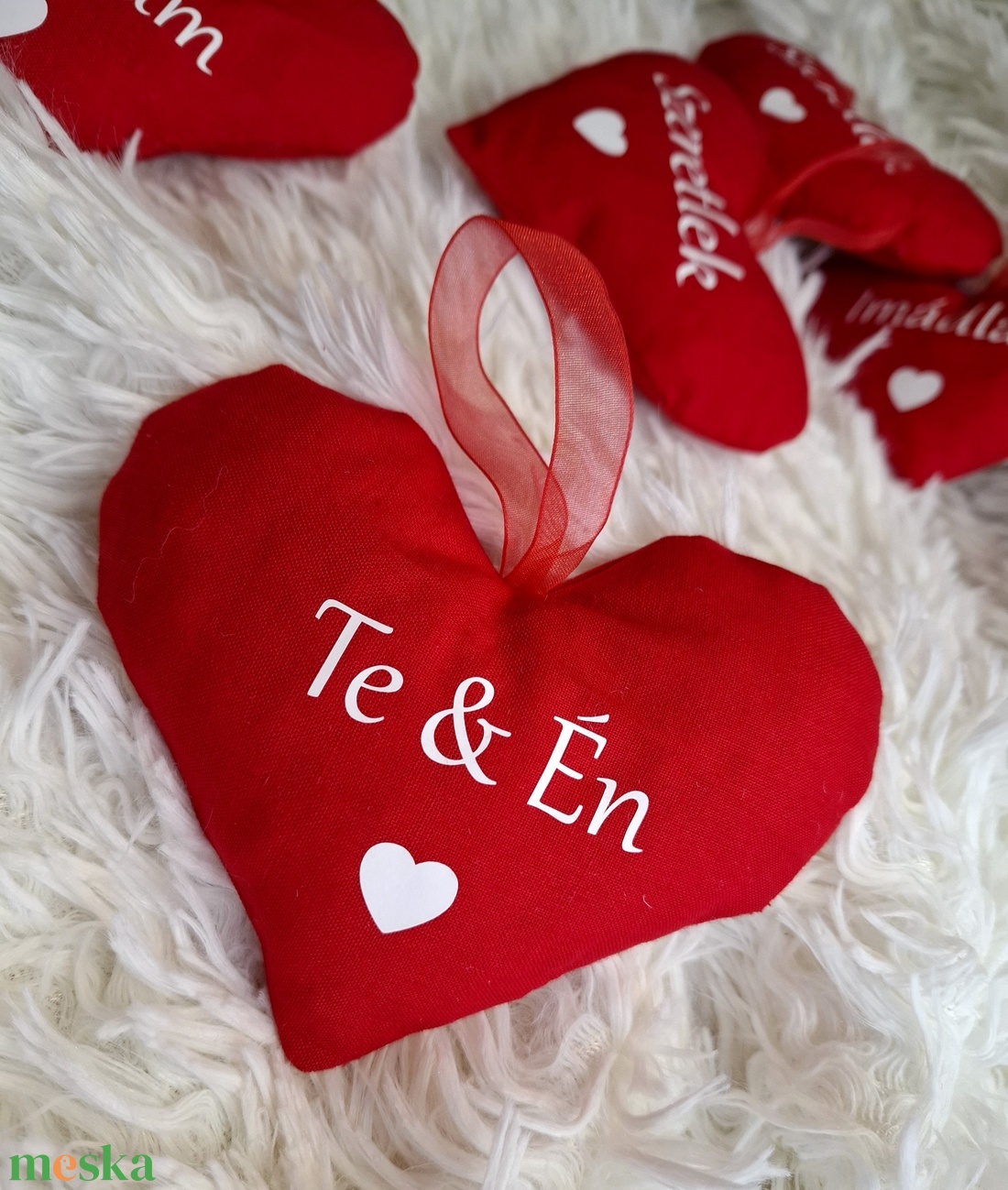 Szívből Neked mini párna - otthon & életmód - lakástextil - párna & párnahuzat - forma párna - Meska.hu
