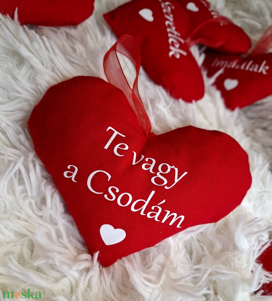 Szívből Neked mini párna - otthon & életmód - lakástextil - párna & párnahuzat - forma párna - Meska.hu