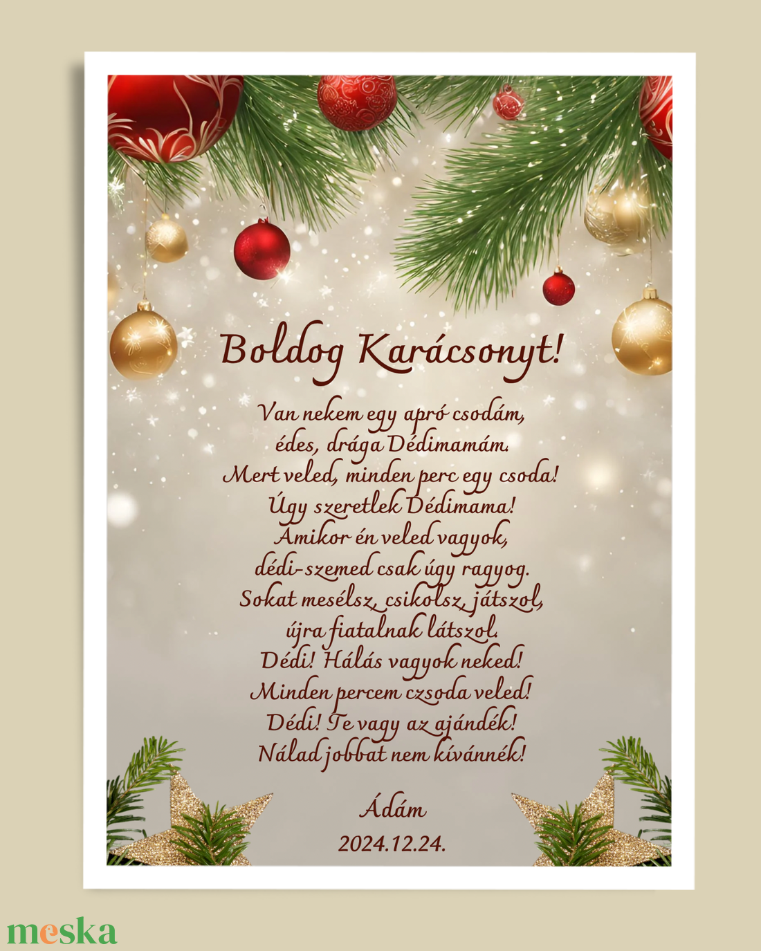 Boldog Karácsonyt Dédi falikép - karácsony - karácsonyi lakásdekoráció - karácsonyi lakásdíszek - Meska.hu Boldog Karácsonyt Dédi falikép - karácsony - karácsonyi lakásdekoráció - karácsonyi lakásdíszek - Meska.hu