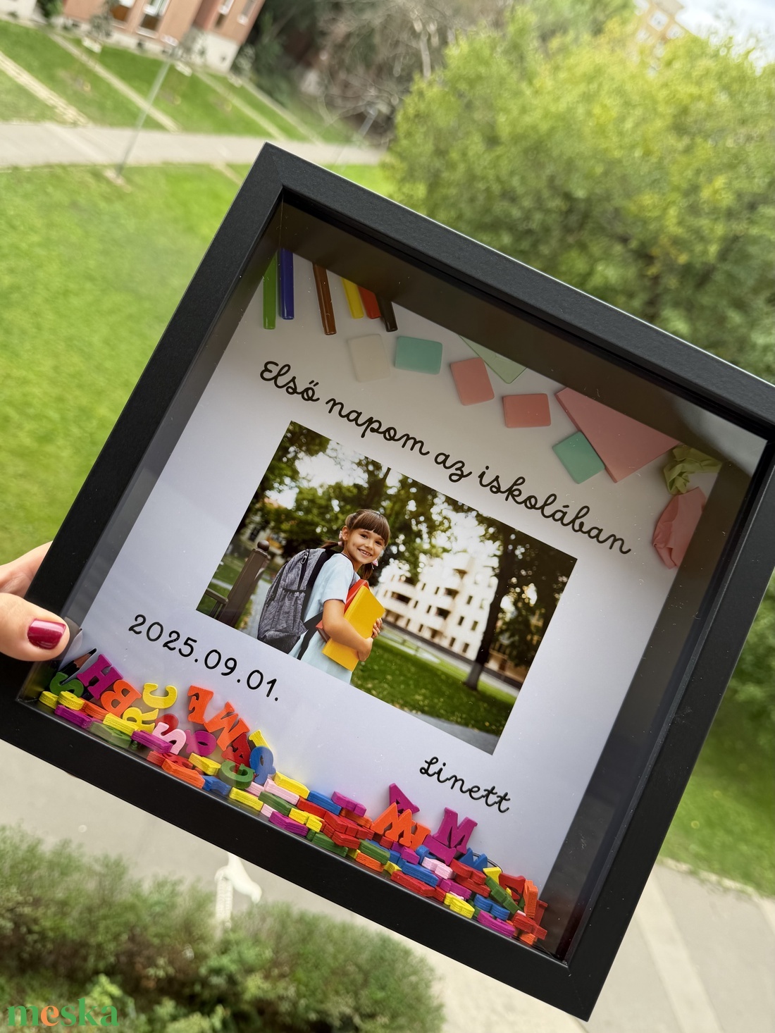 Iskolás lettem 3D képkeret, falikép Fekete-Zöld - otthon & életmód - dekoráció - kép & falikép - képkeret - Meska.hu Iskolás lettem 3D képkeret, falikép Fekete-Zöld - otthon & életmód - dekoráció - kép & falikép - képkeret - Meska.hu
