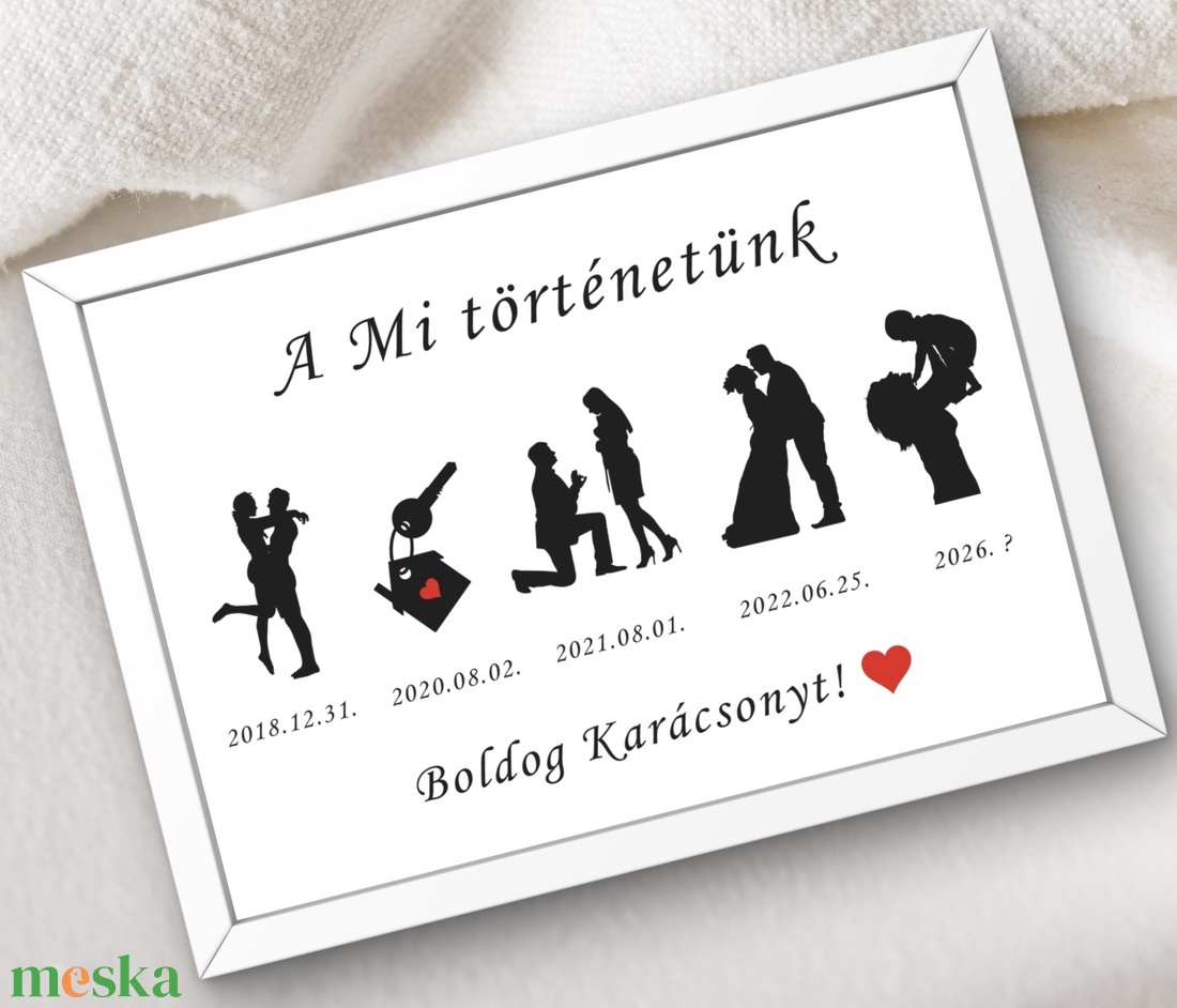 Boldog Karácsonyt Bababejelentő falikép - karácsony - karácsonyi lakásdekoráció - karácsonyi lakásdíszek - Meska.hu