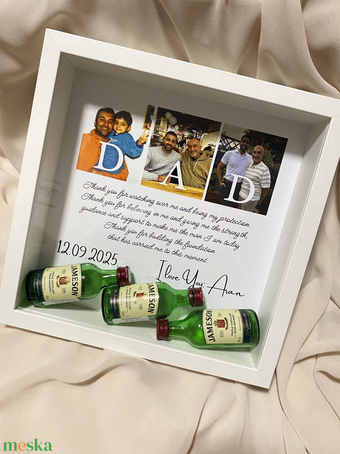 Szülőköszöntő képkeret APA - esküvő - emlék & ajándék - szülőköszöntő ajándék - Meska.hu