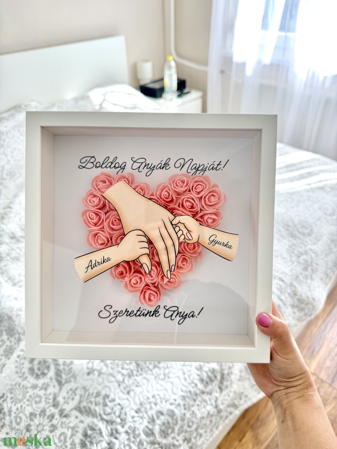 Boldog Anyák Napját 3D falikép - otthon & életmód - dekoráció - kép & falikép - 3d képek - Meska.hu