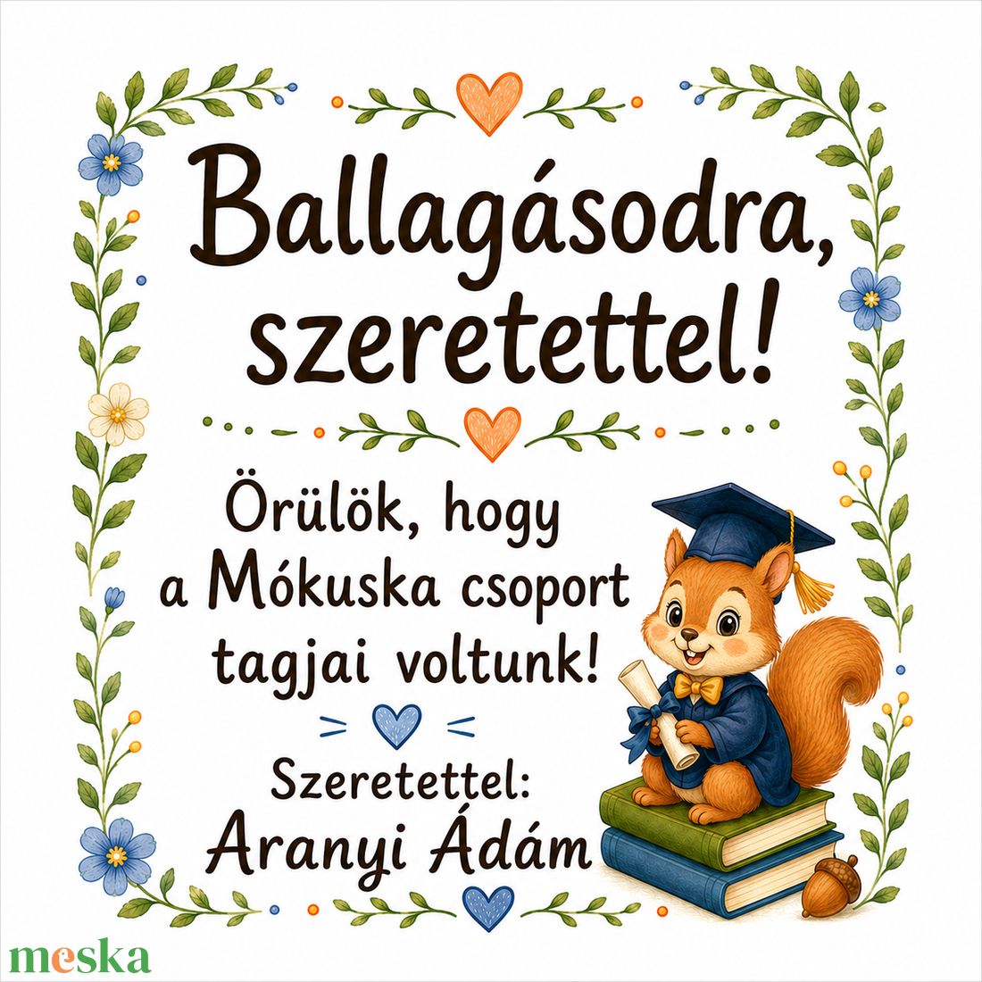 Ballagási ajándék hűtőmágnes bölcsiseknek, ovisoknak - otthon & életmód - konyhafelszerelés, tálalás - konyhai dekoráció - hűtőmágnes - Meska.hu