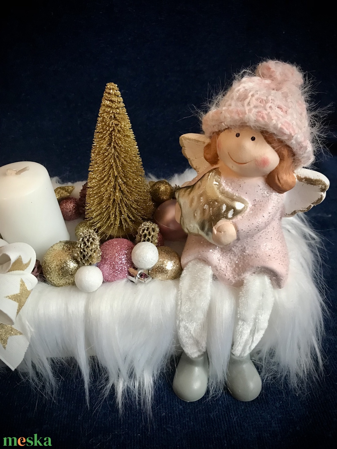 Adventi box angyalkával - karácsony - adventi díszek - adventi asztaldísz - Meska.hu Adventi box angyalkával - karácsony - adventi díszek - adventi asztaldísz - Meska.hu