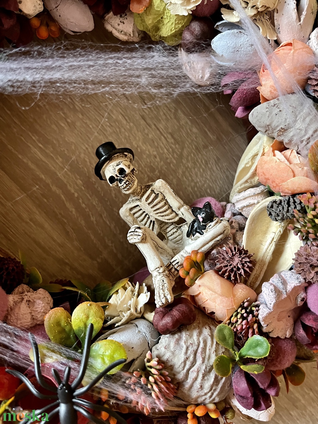 Halloween ajtódísz - otthon & lakás - dekoráció - halloween - halloweeni ajtódíszek és ablakdíszek - Meska.hu