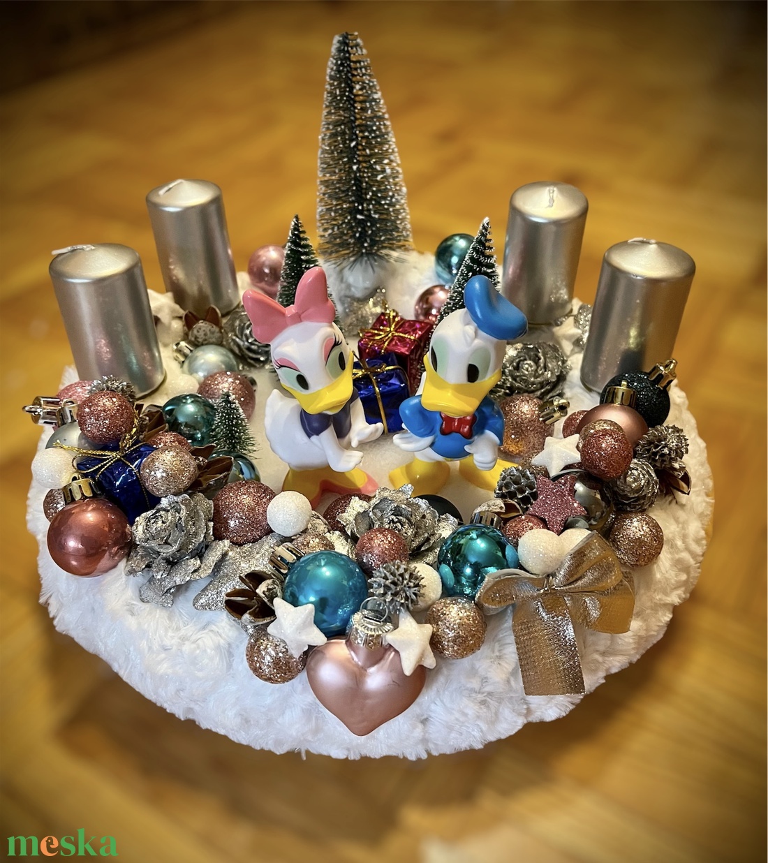 Disney-s Adventi koszorú - karácsony - adventi díszek - adventi koszorú - Meska.hu