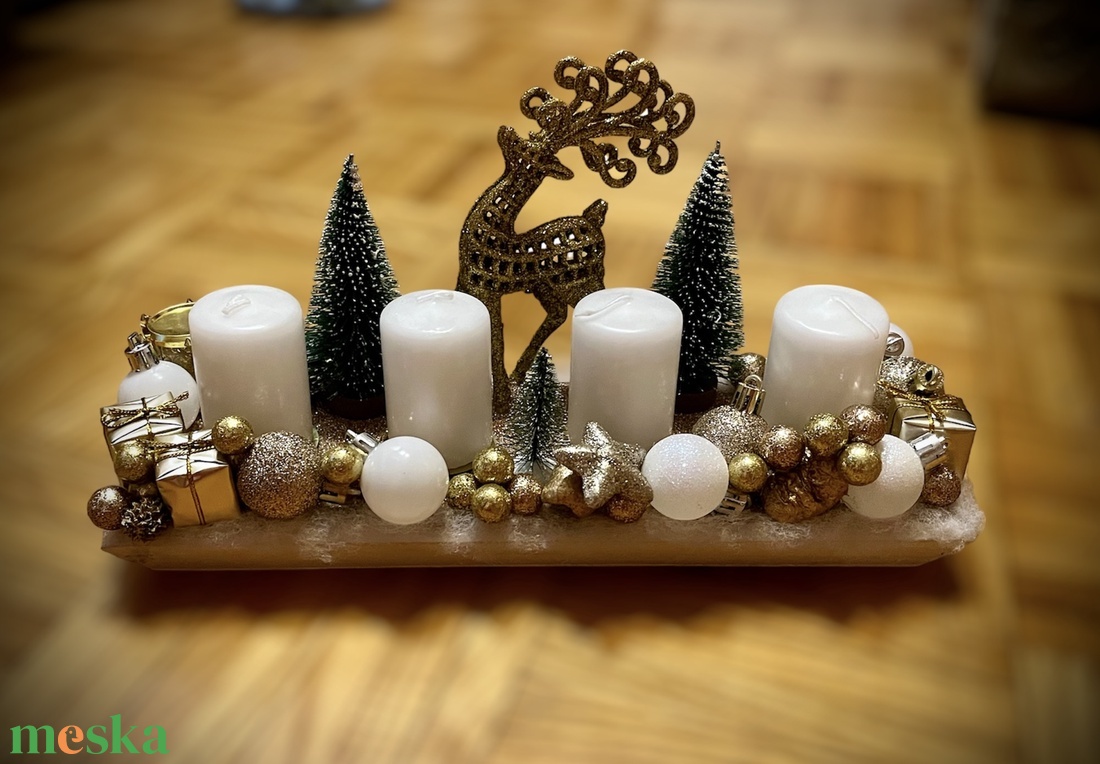 Adventi asztaldísz - karácsony - adventi díszek - adventi asztaldísz - Meska.hu