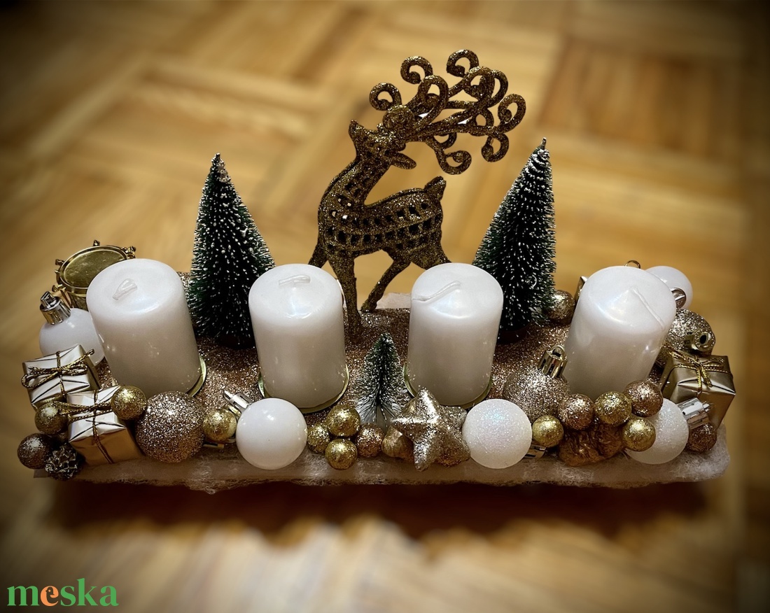 Adventi asztaldísz - karácsony - adventi díszek - adventi asztaldísz - Meska.hu