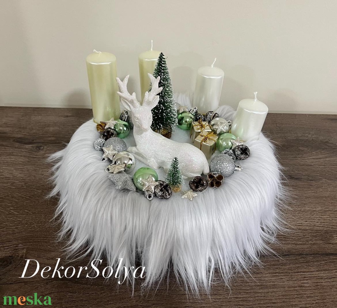 Adventi koszorú - karácsony - adventi díszek - adventi koszorú - Meska.hu