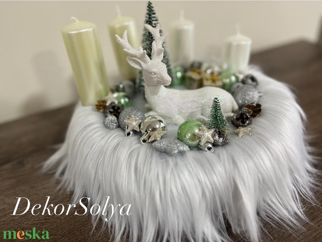 Adventi koszorú - karácsony - adventi díszek - adventi koszorú - Meska.hu