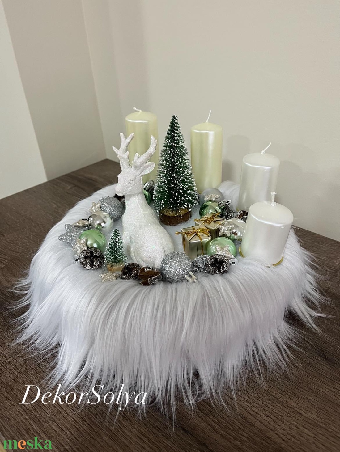 Adventi koszorú - karácsony - adventi díszek - adventi koszorú - Meska.hu
