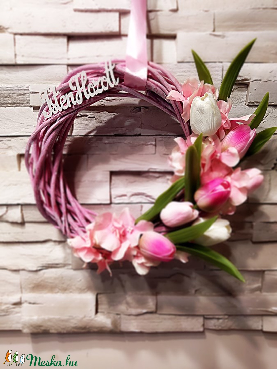 Tavaszi ajtódísz, kopogtató - otthon & életmód - dekoráció - Meska.hu