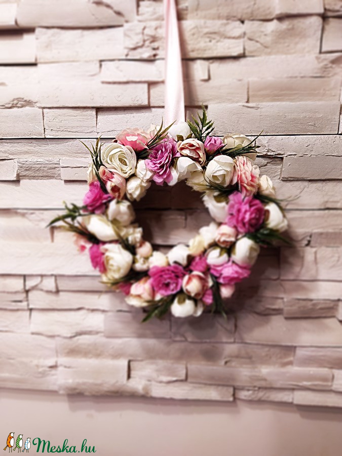 Tavaszi kopogtató - otthon & életmód - dekoráció - Meska.hu