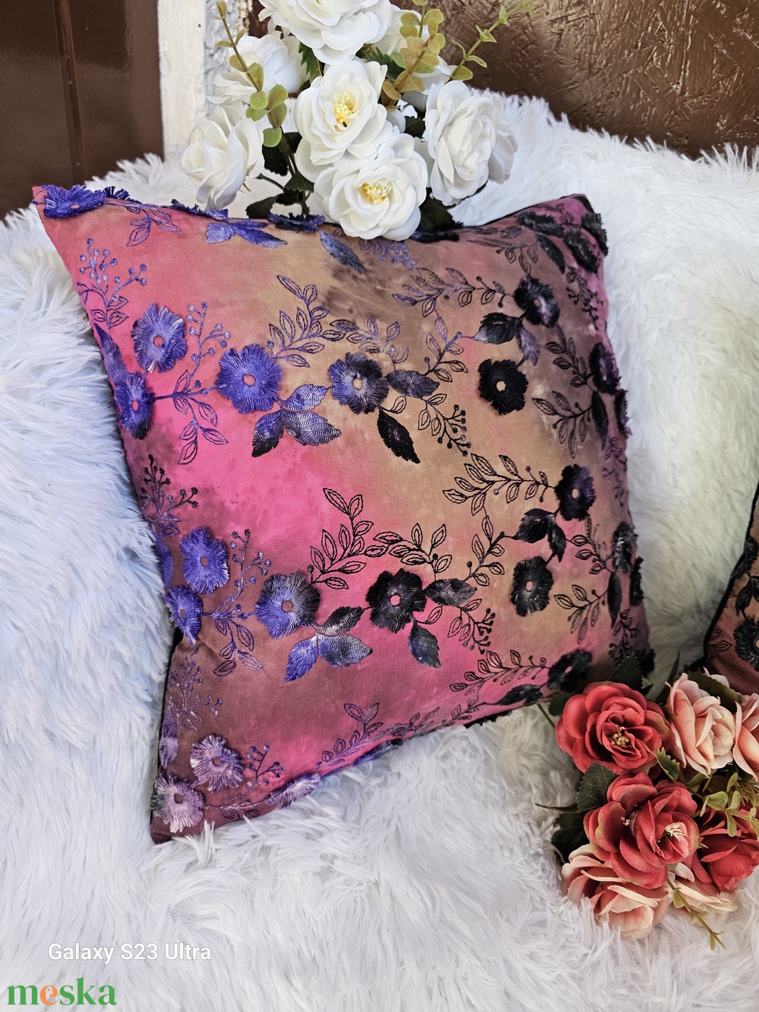 Romantic Flowe- Díszpárna - otthon & életmód - lakástextil - párna & párnahuzat - díszpárna szett  - Meska.hu