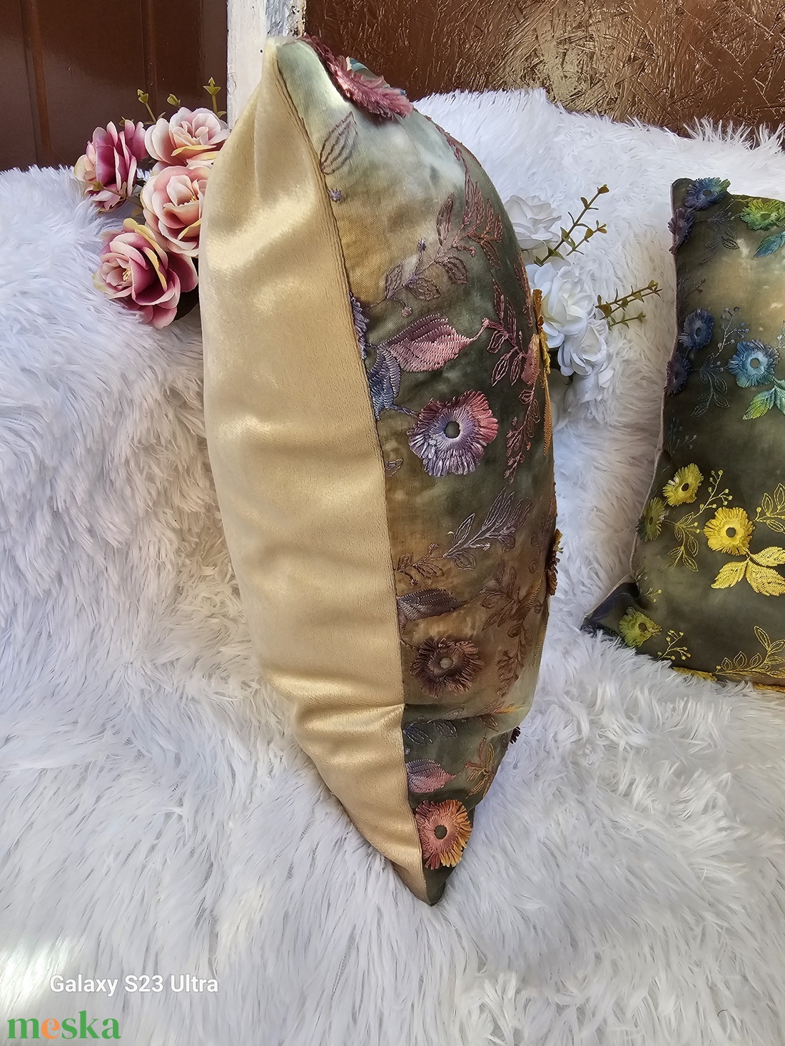 Romantic Garden- Díszpárna  - otthon & életmód - lakástextil - párna & párnahuzat - díszpárna (belsővel együtt) - Meska.hu