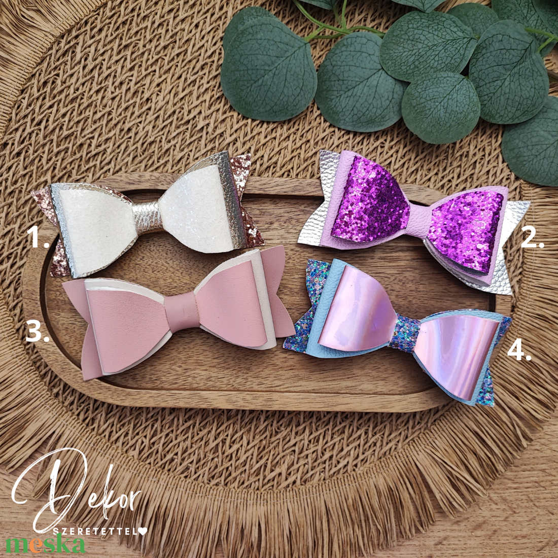 Masnis hajcsat � csillogó és pasztell színekben - nagy - ruha & divat - hajdísz & hajcsat - hajcsat & hajtű - Meska.hu