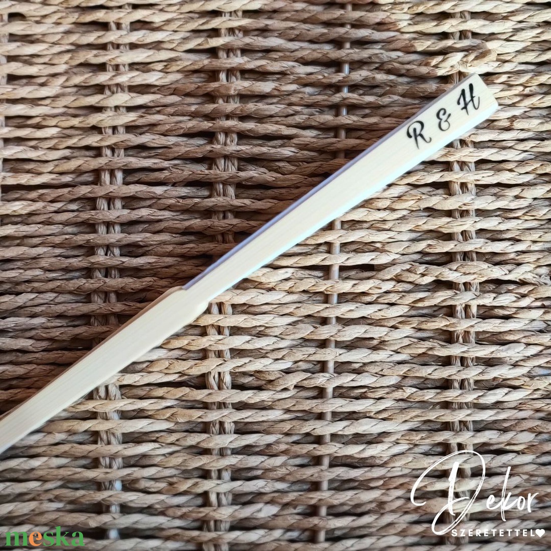 Egyedi feliratos legyező esküvőre, lánybúcsúra vagy egyéb eseményre - esküvő - emlék & ajándék - köszönőajándék - Meska.hu