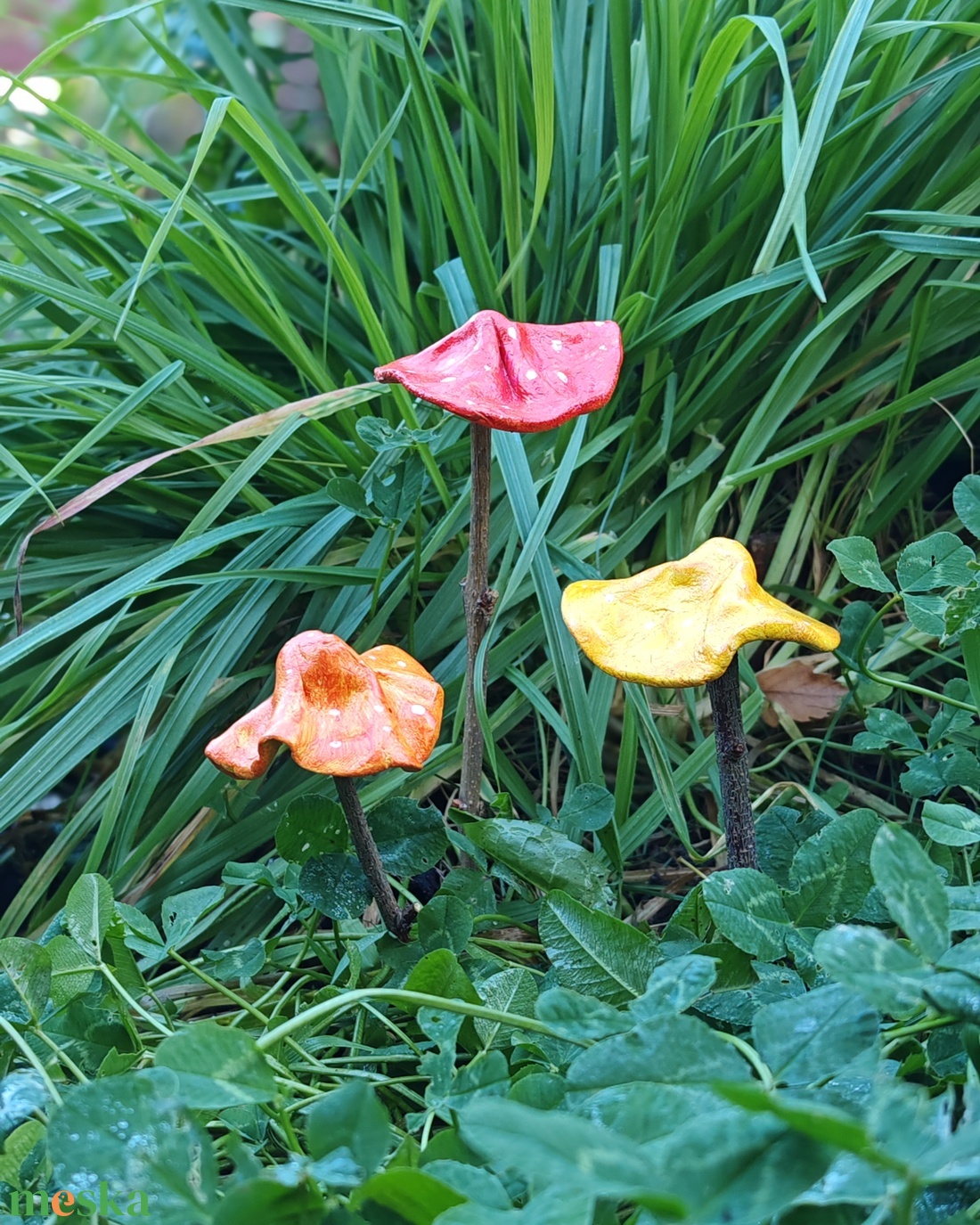 Kicsi gombák - otthon & életmód - ház & kert - kerti dísz - Meska.hu