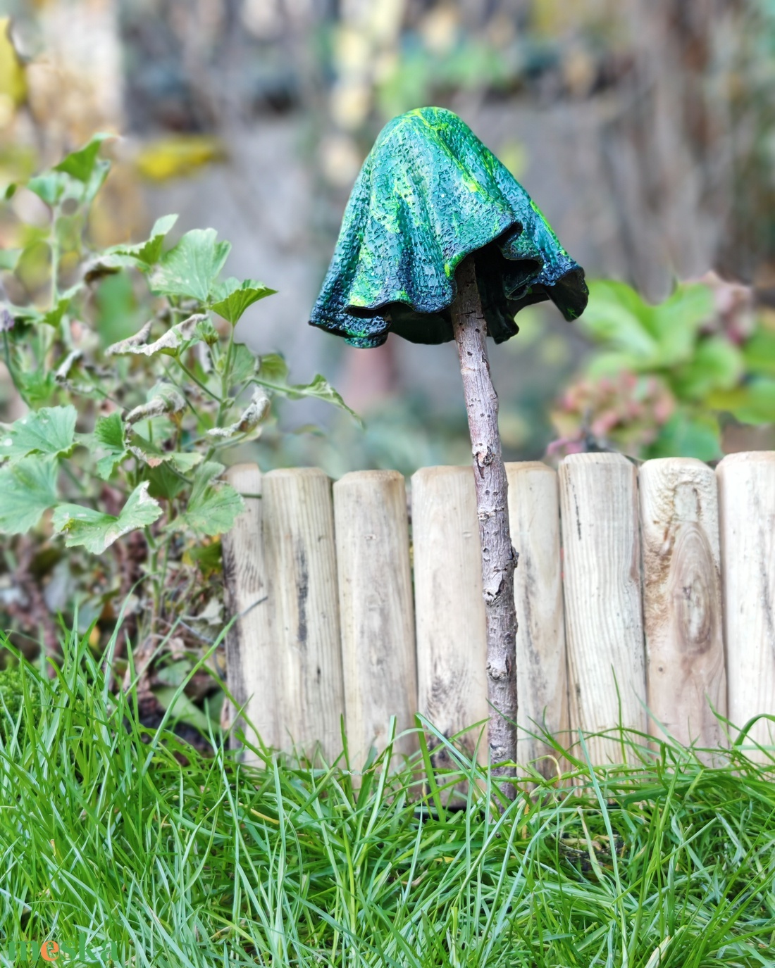 Csillogó fenyőfa gombavirág - karácsony - karácsonyi kültéri dekoráció - Meska.hu