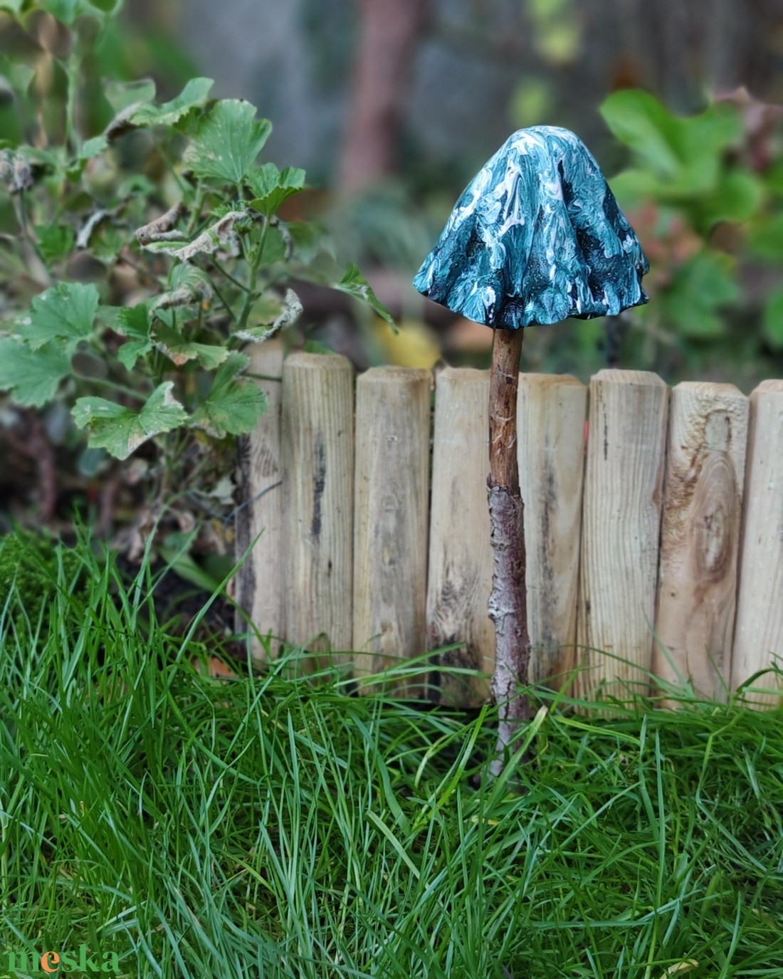 Fenyőfa gombavirág - otthon & életmód - ház & kert - kerti dísz - Meska.hu