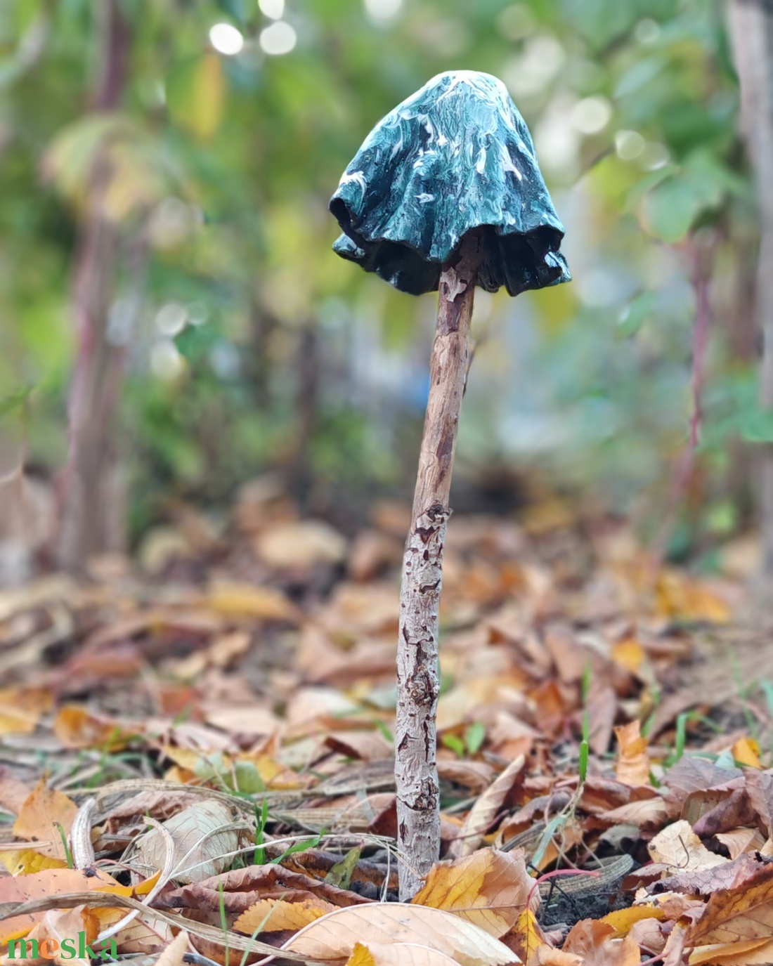 Fenyőfa gombavirág - otthon & életmód - ház & kert - kerti dísz - Meska.hu