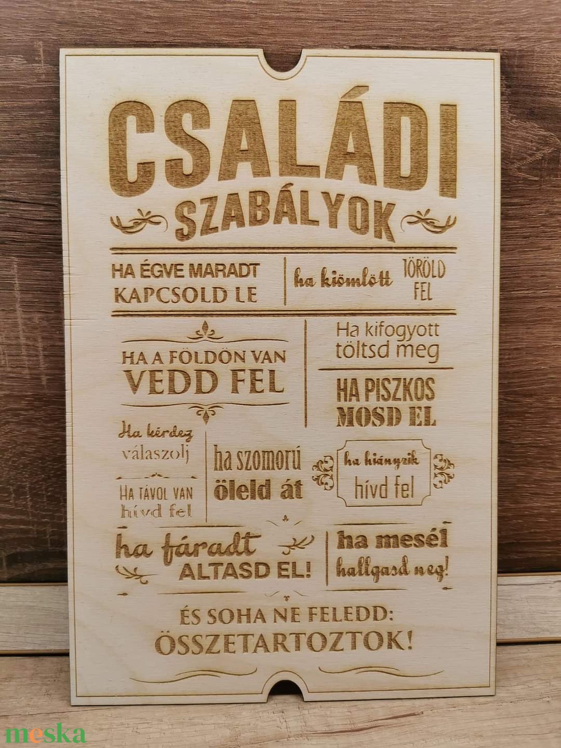 Családi szabályok dekor tábla - otthon & életmód - dekoráció - asztal és polc dekoráció - asztaldísz - Meska.hu Családi szabályok dekor tábla - otthon & életmód - dekoráció - asztal és polc dekoráció - asztaldísz - Meska.hu