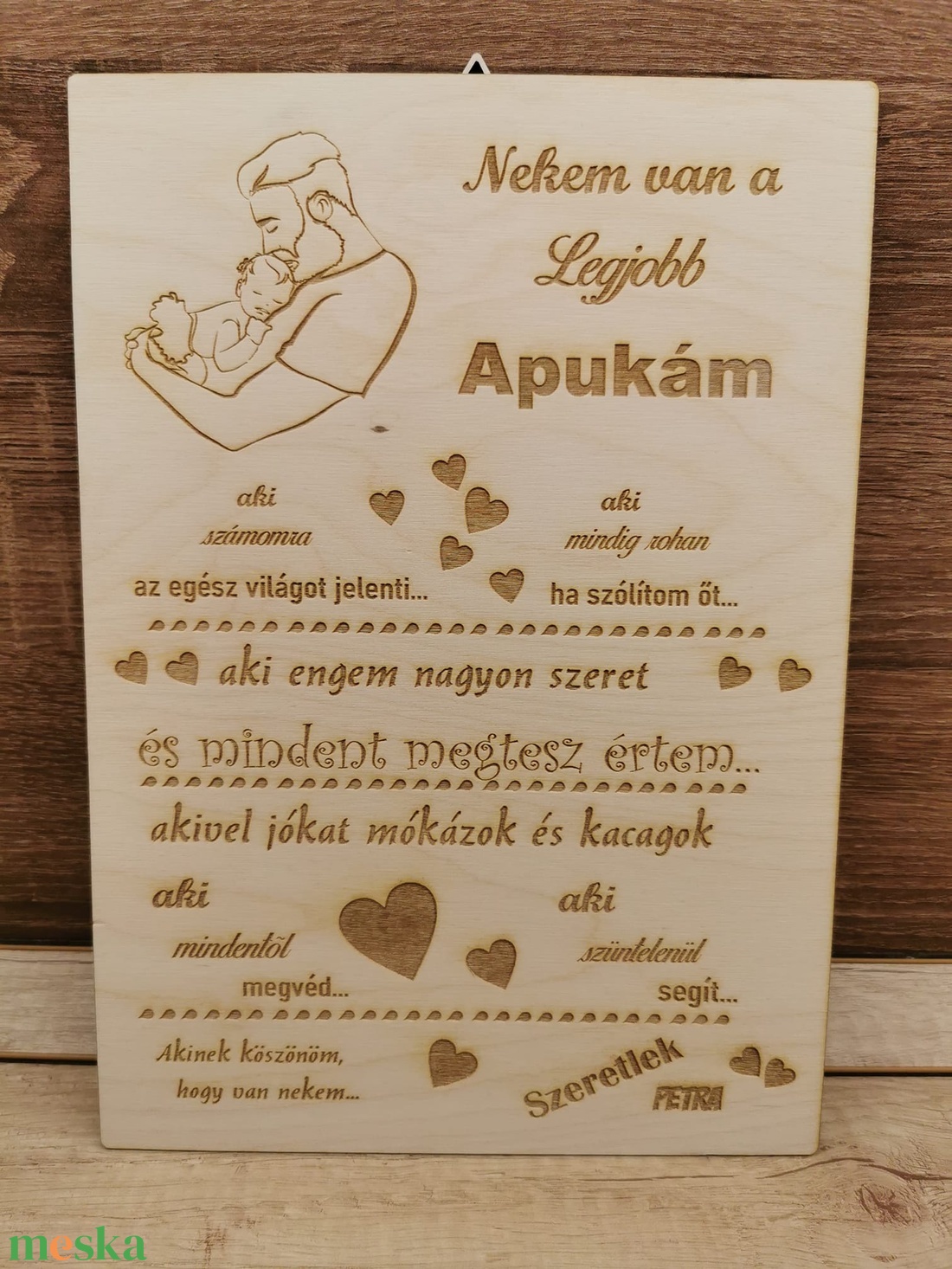 Apáknapi dekorációs tábla - otthon & életmód - dekoráció - asztal és polc dekoráció - asztaldísz - Meska.hu Apáknapi dekorációs tábla - otthon & életmód - dekoráció - asztal és polc dekoráció - asztaldísz - Meska.hu