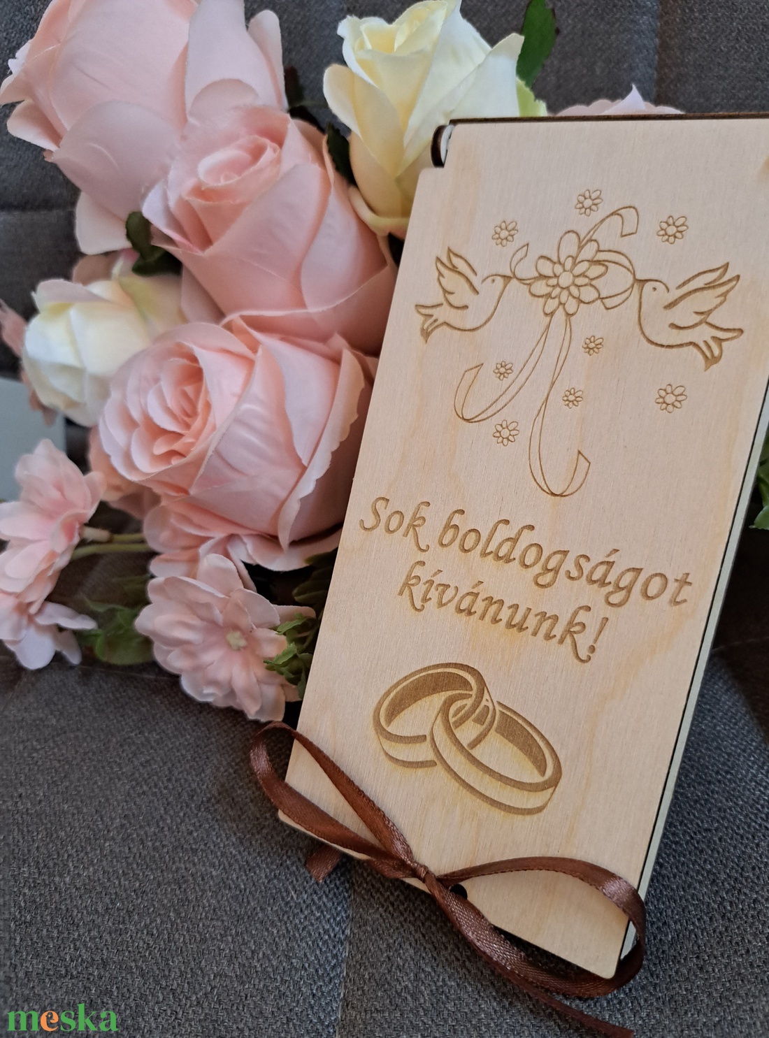 Esküvői pénzátadó  - esküvő - emlék & ajándék - nászajándék - pénzátadó doboz - Meska.hu