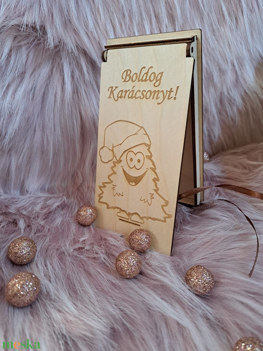 Karácsonyi pénzátadó  - karácsony - karácsonyi ajándékozás - karácsonyi ajándékcsomagolás - Meska.hu