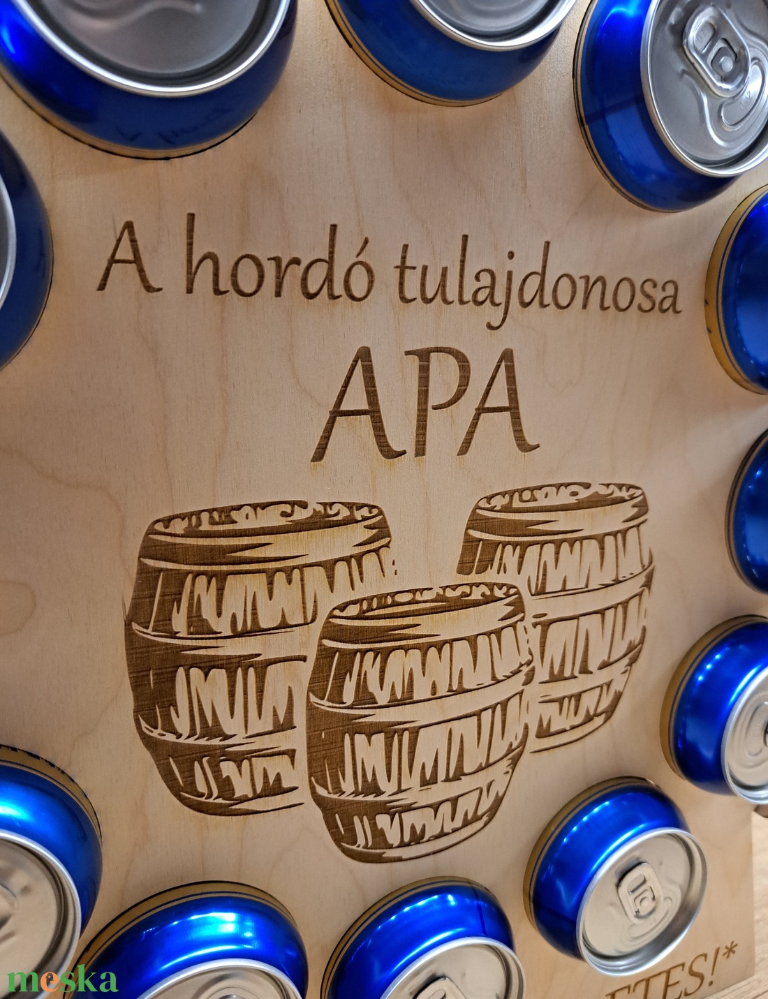 Sörtartó hordó formában  - otthon & életmód - konyhafelszerelés, tálalás - italos kellékek - sörtartó - Meska.hu