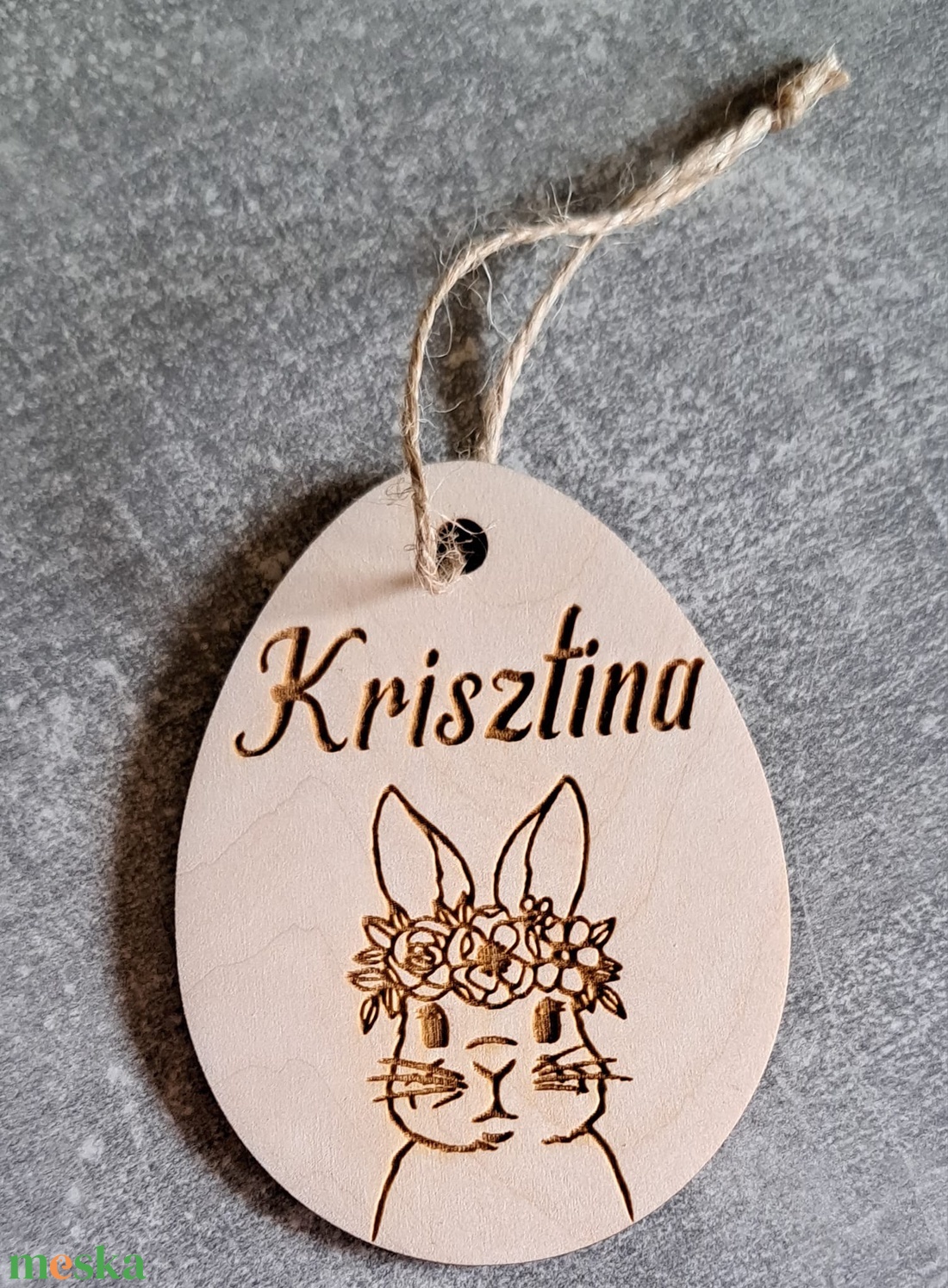 Névre szóló húsvéti tojás - otthon & életmód - dekoráció - fali és függő dekoráció - függődísz - Meska.hu
