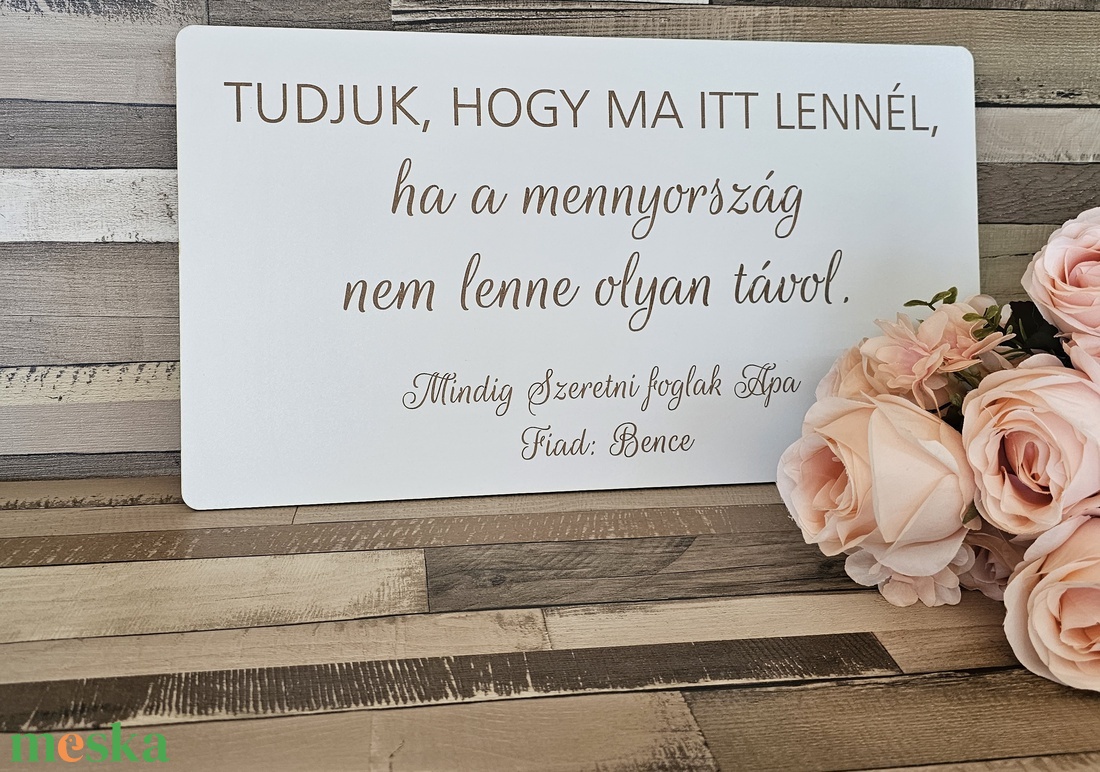 Esküvői emléktábla - esküvő - dekoráció - asztaldísz - Meska.hu Esküvői emléktábla - esküvő - dekoráció - asztaldísz - Meska.hu