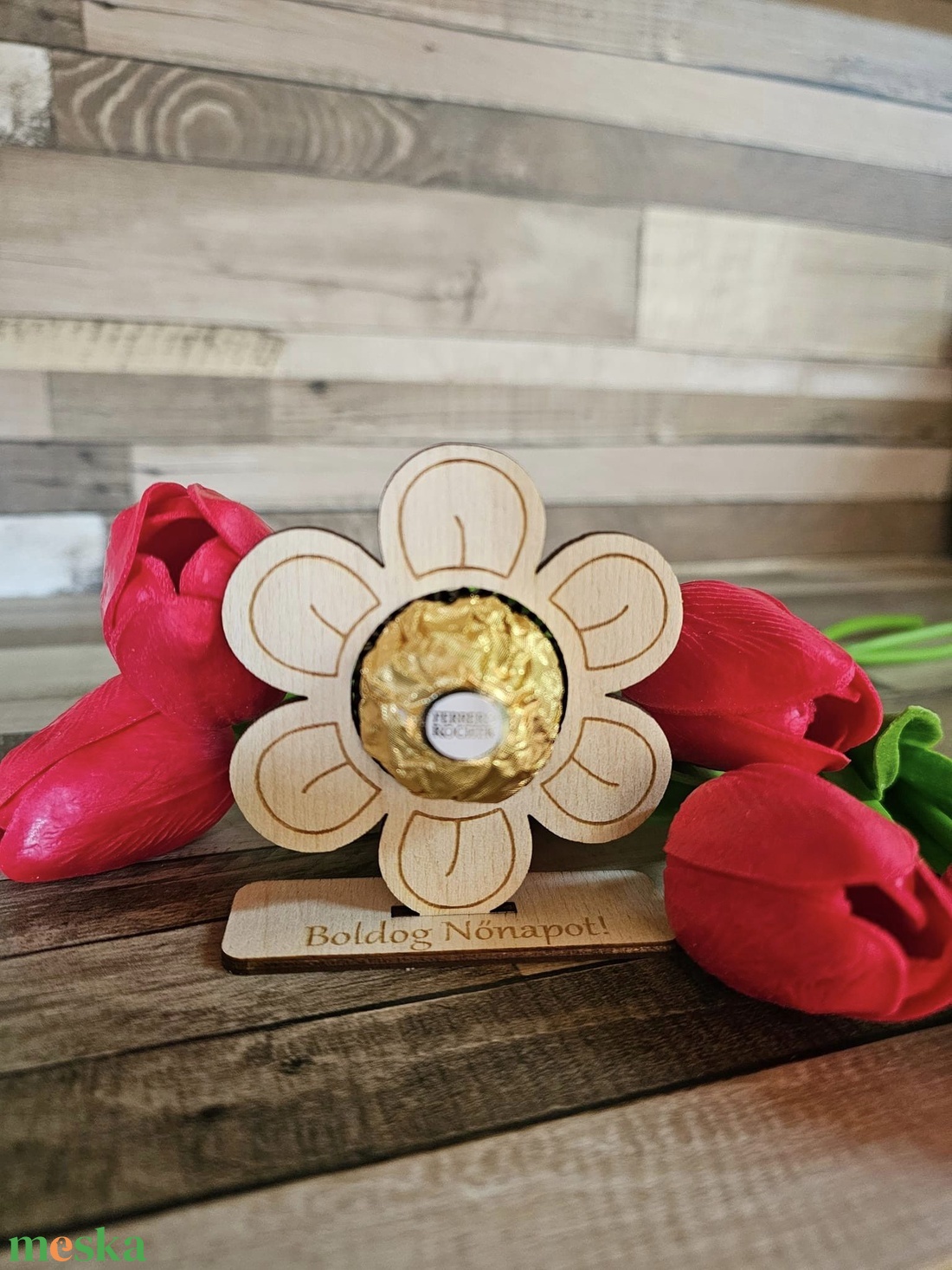 Nőnapi dekorációs virág - otthon & életmód - dekoráció - dísztárgy - Meska.hu